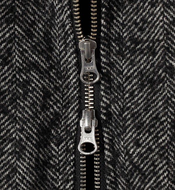 quaranciel「quaranciel: ツイード ダブル ジップ ブルゾン」|ブルゾン・スタジャン|