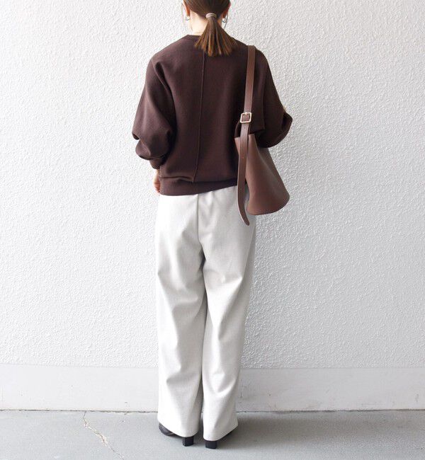 SHIPS any「SHIPS any:〈洗濯機可能〉クルーネック ドルマン ベーシック ニット プルオーバー」|ニット・セーター|