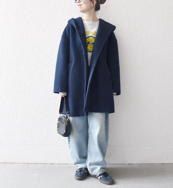 SHIPS any「SHIPS any: シャギー フーディー ガウン コート」|その他|