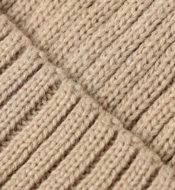 SHIPS any「SHIPS any: リブ ボア ワンポイント ピスネーム ワッチキャップ (ユニセックス)」|ニット帽|