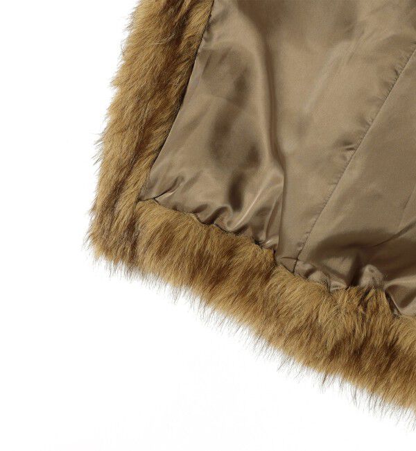 SHIPS for women「フェイク ファー コクーン ブルゾン」|その他|