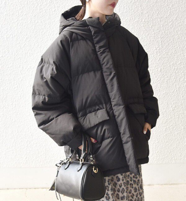 SHIPS any「【WEB限定】SHIPS any: フーディ ショート ダウン ジャケット 2」|ダウン|