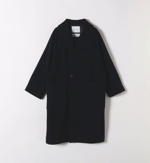 SHIPS any「SHIPS any: PURE WOOL スタンド ＆ ビッグカラー コート」|その他|