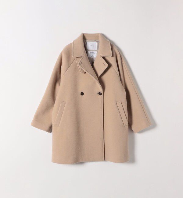 SHIPS any「【WEB限定】SHIPS any: PURE WOOL スタンド & テーラード ハーフ コート」|その他|