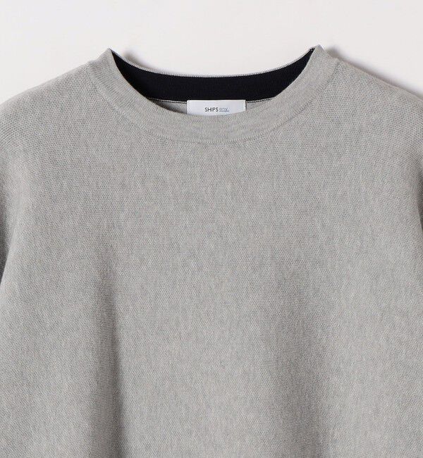 SHIPS any「SHIPS any:〈手洗い可能〉ダブルフェイス ボリュームスリーブ ニット プルオーバー」|ニット・セーター|