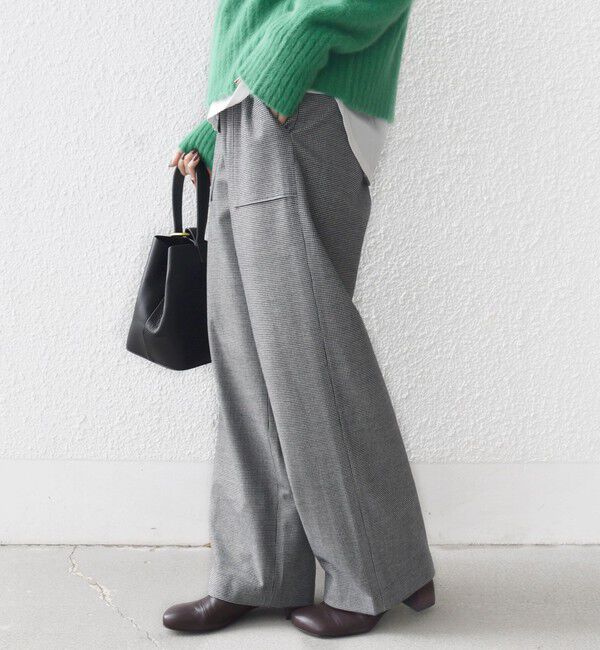 SHIPS for women「〈手洗い可能〉両面起毛 ポケット デザイン ドロスト パンツ」|その他|