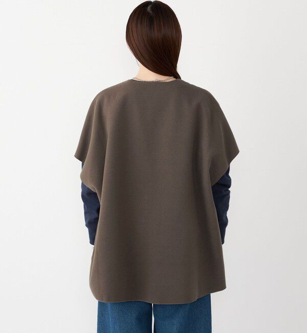 SHIPS Colors 「SHIPS Colors:ダブルフェイス ウールライク オーバー ジレ」|ダウンベスト・ベスト|