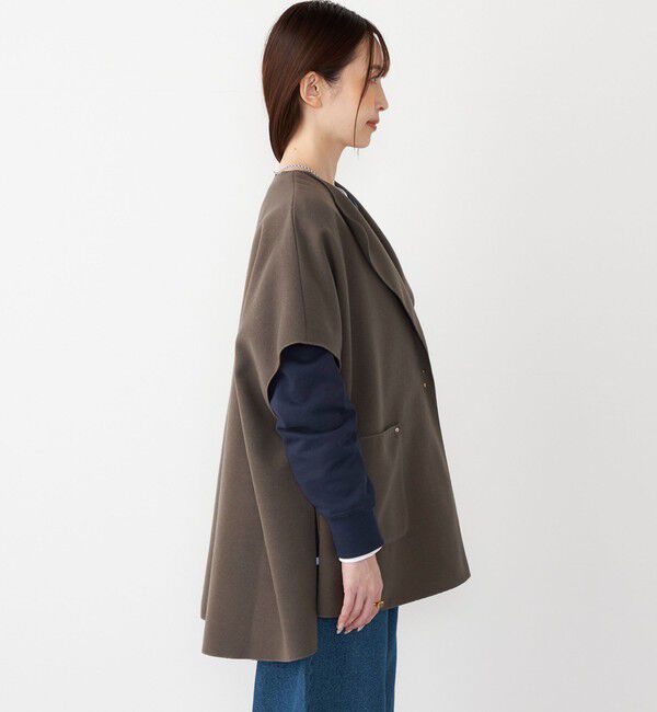 SHIPS Colors 「SHIPS Colors:ダブルフェイス ウールライク オーバー ジレ」|ダウンベスト・ベスト|