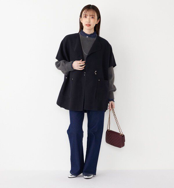 SHIPS Colors 「SHIPS Colors:ダブルフェイス ウールライク オーバー ジレ」|ダウンベスト・ベスト|