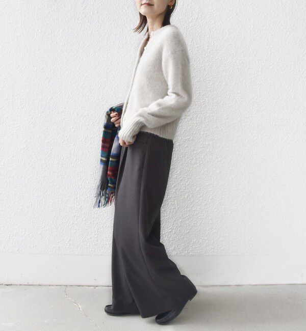 SHIPS for women「〈洗濯機可能〉ウールライク ポケット デザイン ワイド パンツ」|その他|