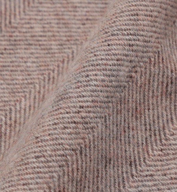 SHIPS「SHIPS: カシミヤ ヘリンボーン リバーシブル マフラー」|ストール|