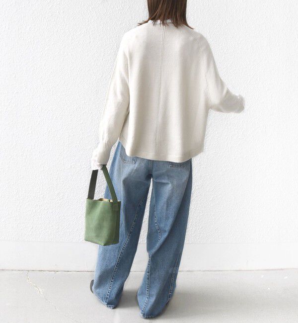 SHIPS for women「【WEB限定】〈手洗い可能〉ホールガーメント ドルマン ニット」|ニット・セーター|