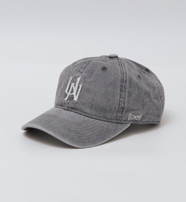 SHIPS Colors 「UNIVERSAL OVERALL:ロゴ 刺繍 ピグメント キャップ」|キャップ・キャスケット|