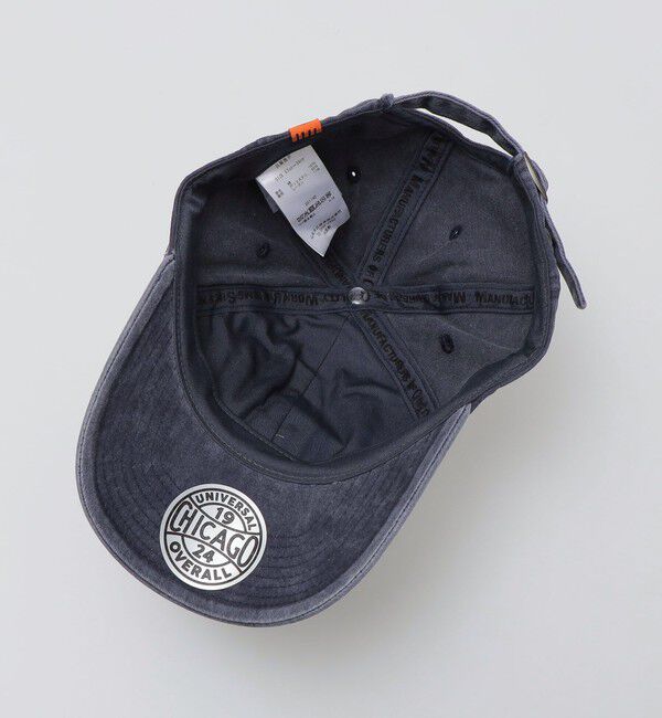 SHIPS Colors 「UNIVERSAL OVERALL:ロゴ 刺繍 ピグメント キャップ」|キャップ・キャスケット|