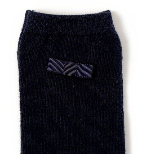 SHIPS KIDS「SHIPS KIDS:セレモニー ガールズ リボン付き ハイソックス」|ソックス|