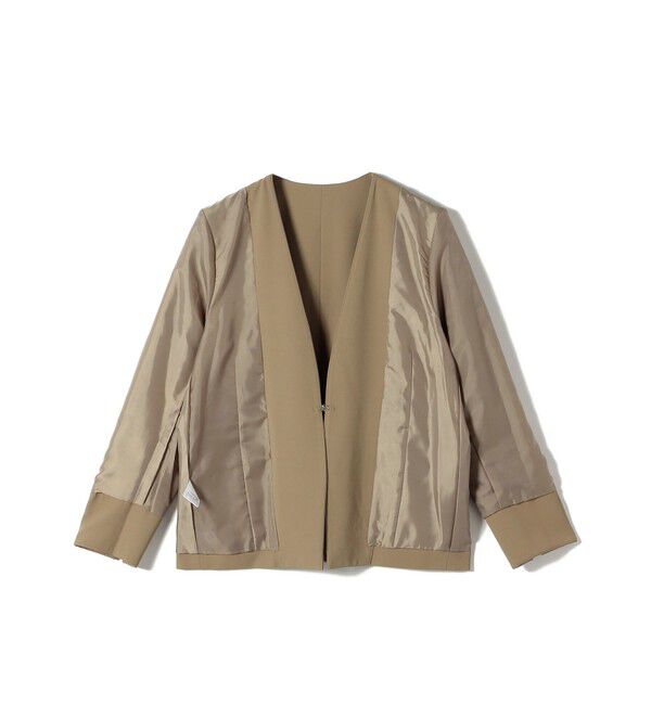 SHIPS Colors 「SHIPS Colors:〈手洗い可能〉2WAY ストレッチ Vカラー ジャケット（セットアップ対応可能）◇」|ノーカラージャケット|