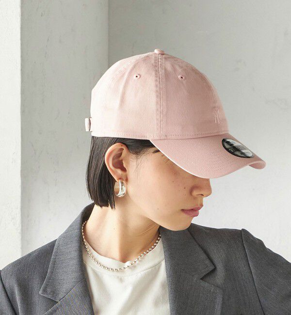 SHIPS for women「《一部追加予約》【SHIPS別注】NEW ERA: NEW MINI LOGO」|キャップ・キャスケット|ピンク