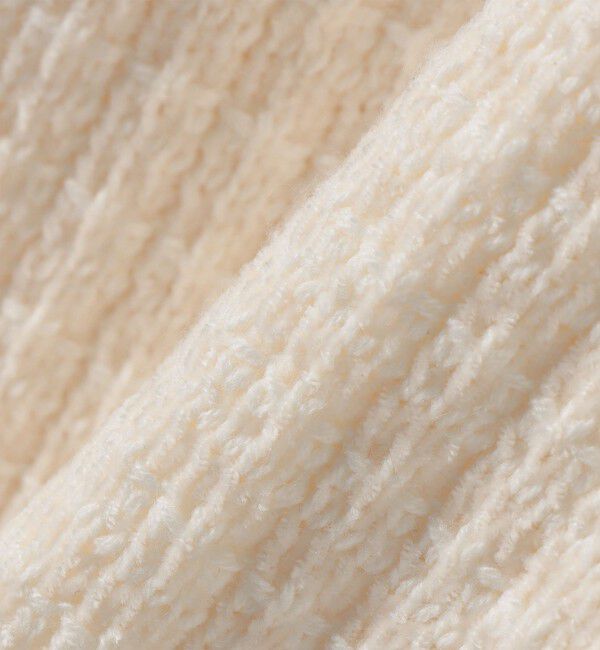 SHIPS any「SHIPS any:〈手洗い可能〉ツイード ライク フリンジ ニット ジャケット カーディガン」|カーディガン|