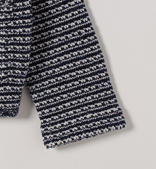 SHIPS any「SHIPS any:〈手洗い可能〉ツイード ライク フリンジ ニット ジャケット カーディガン」|カーディガン|