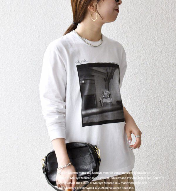 SHIPS any「GOOD ROCK SPEED:〈洗濯機可能〉MARILYN MONROE フォト プリント ロンTEE 26SS」|Tシャツ・カットソー|