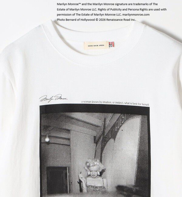 SHIPS any「GOOD ROCK SPEED:〈洗濯機可能〉MARILYN MONROE フォト プリント ロンTEE 26SS」|Tシャツ・カットソー|