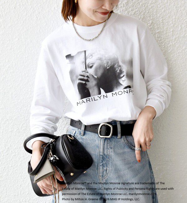 SHIPS any「GOOD ROCK SPEED:〈洗濯機可能〉MARILYN MONROE フォト プリント ロンTEE 26SS」|Tシャツ・カットソー|