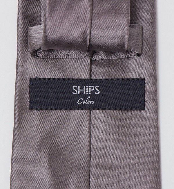 SHIPS Colors 「SHIPS Colors:シルク サテン ソリッド ネクタイ」|ネクタイ・蝶ネクタイ|