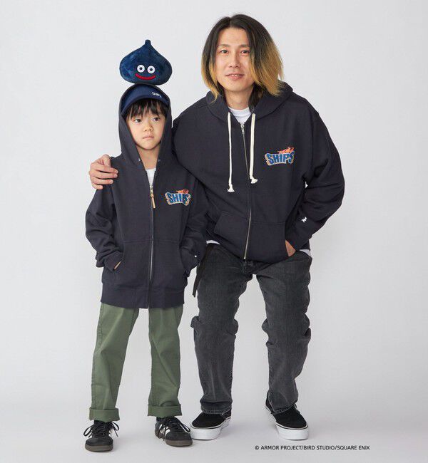 SHIPS KIDS「DQVIIR &times; SHIPS:110～150cm ロゴ ZIP フーディー〈KIDS〉」|パーカー|