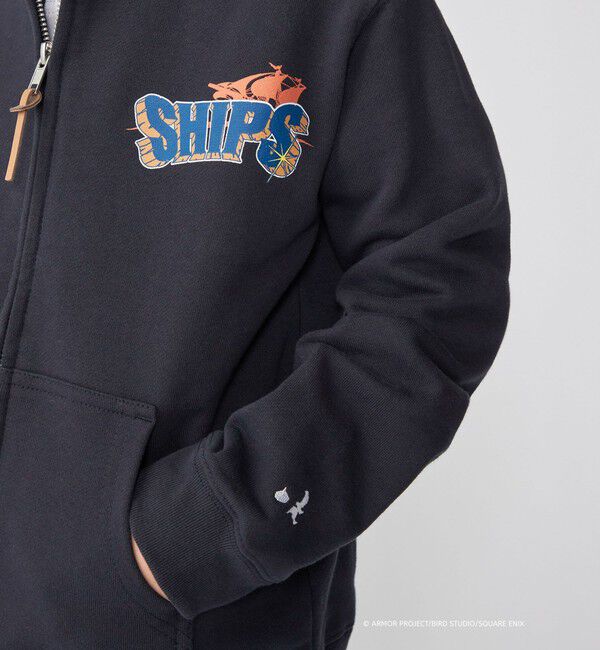 SHIPS KIDS「DQVIIR &times; SHIPS:110～150cm ロゴ ZIP フーディー〈KIDS〉」|パーカー|