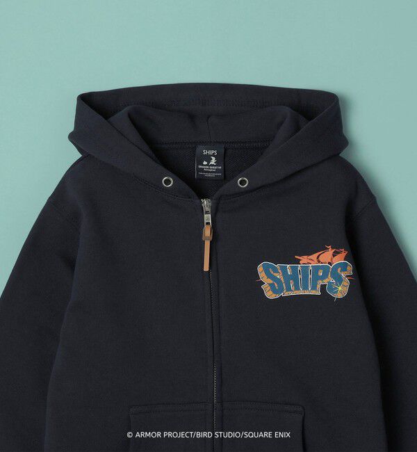 SHIPS KIDS「DQVIIR &times; SHIPS:110～150cm ロゴ ZIP フーディー〈KIDS〉」|パーカー|