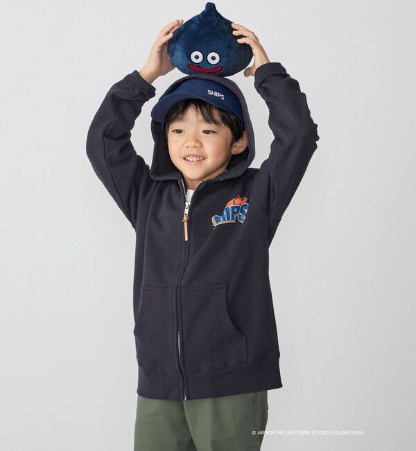 SHIPS KIDS「DQVIIR &times; SHIPS:110～150cm ロゴ ZIP フーディー〈KIDS〉」|パーカー|