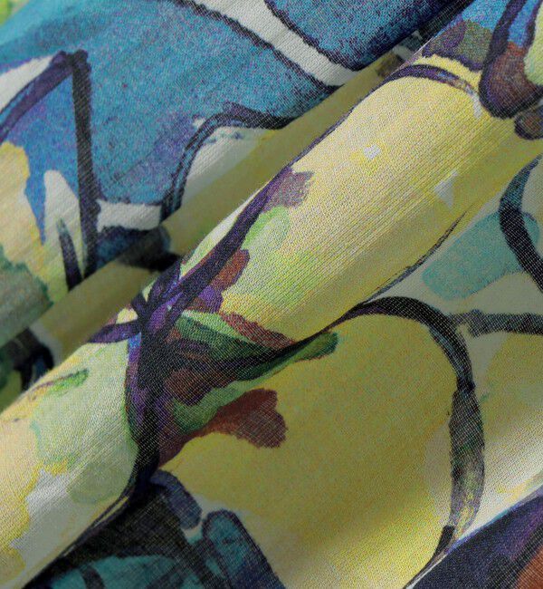 SHIPS for women「〈手洗い可能〉DEVEAUX 綿 プリント スカート」|スカート|