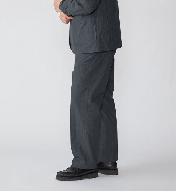 SHIPS「SHIPS:〈洗濯機可能〉CO+ ノープリーツ パンツ(セットアップ対応)」|スラックス|