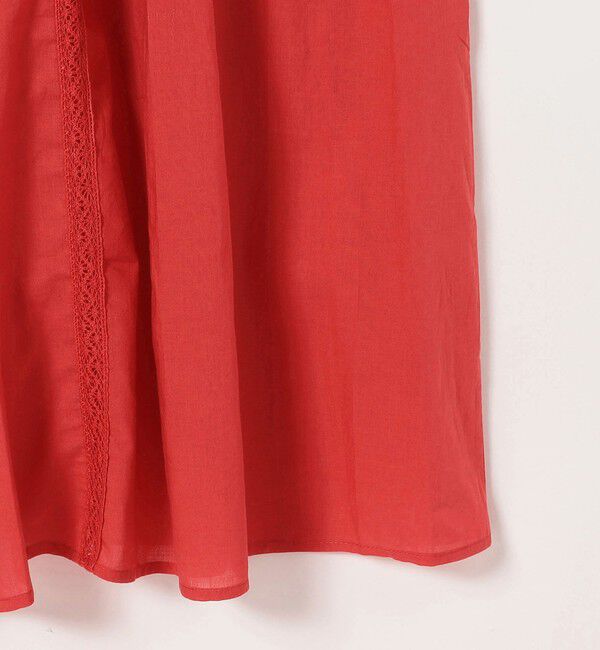 SHIPS any「《一部追加予約》SHIPS any:〈洗濯機可能〉キャンブリック レース ピンタック パフスリーブ ワンピース」|ワンピース|