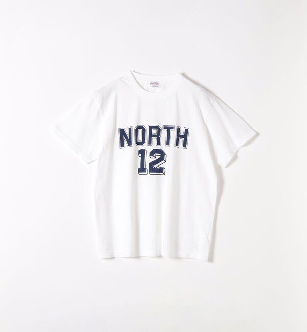 SHIPS any「GULFCOAST SPORTSWEAR:〈洗濯機可能〉ヴィンテージ ライク グラフィック TEE」|Tシャツ・カットソー|ホワイト