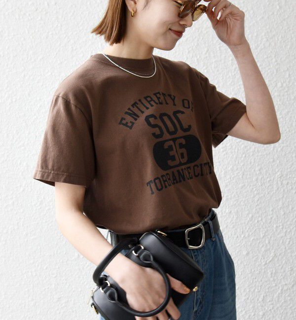 SHIPS any「GULFCOAST SPORTSWEAR:〈洗濯機可能〉ヴィンテージ ライク グラフィック TEE」|Tシャツ・カットソー|