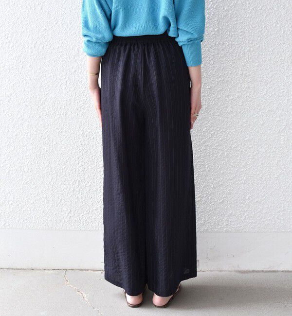 SHIPS Colors 「《予約》SHIPS Colors:〈手洗い可能〉ナイロンレーヨン ストライプ イージーパンツ◆」|その他|