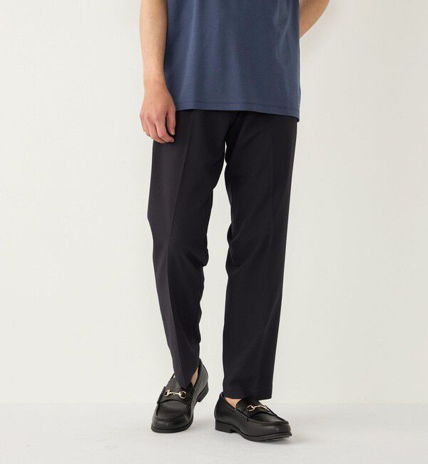 SHIPS Colors 「《予約》SHIPS Colors:〈洗濯機可能〉ファブリーズ シアサッカー スラックス◆」|スラックス|ダークブルー