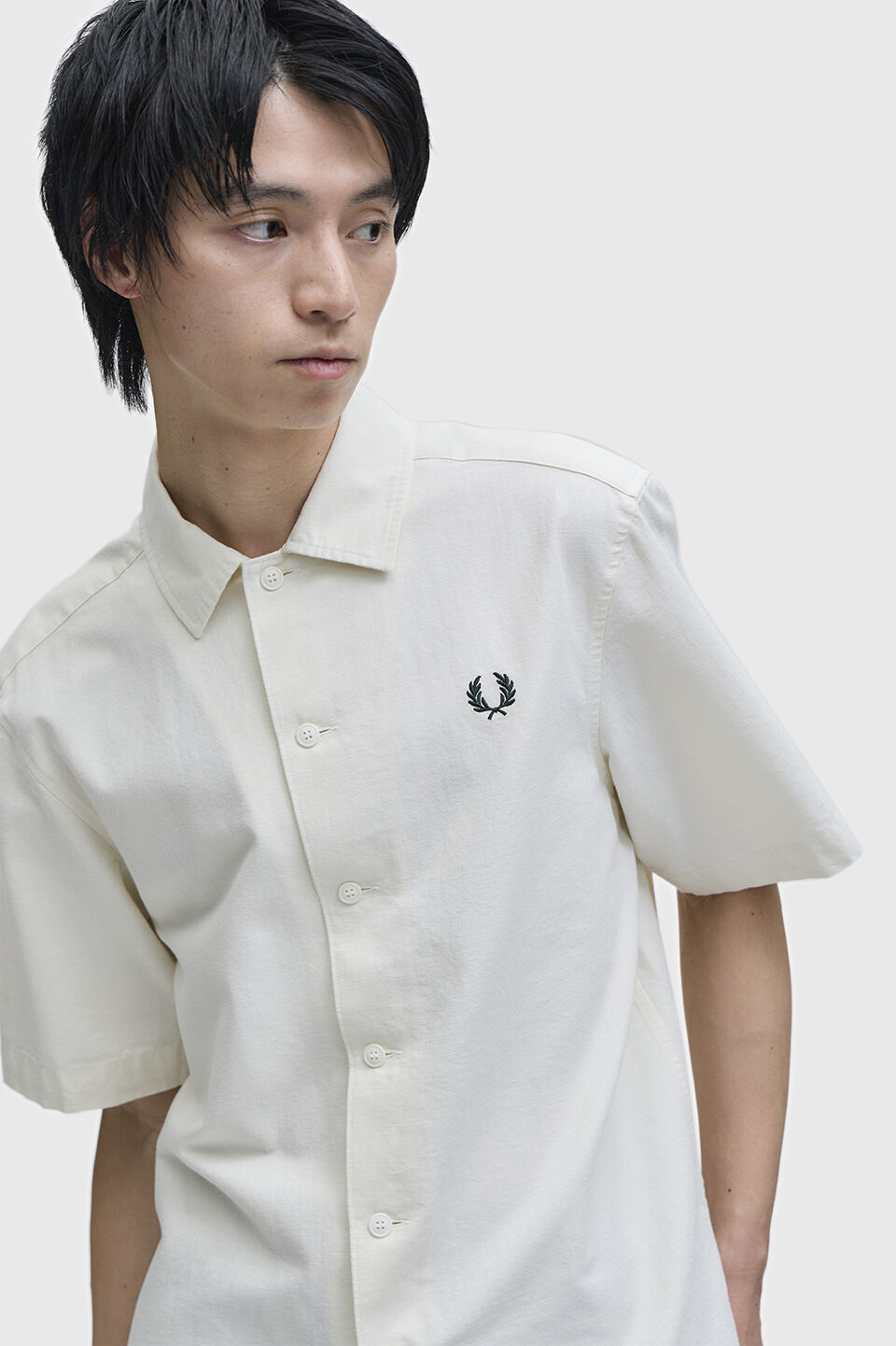 FRED PERRY 「Pocket Detail Short Sleeve Shirt」|シャツ・ブラウス|ECRU