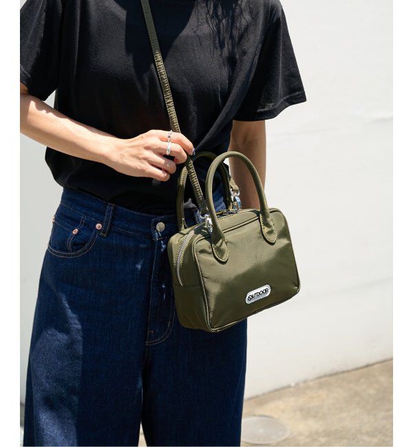 OUTDOOR PRODUCTS Usual Things「新色追加 2WAY CUBE BAG」|ショルダー・メッセンジャー|カーキ