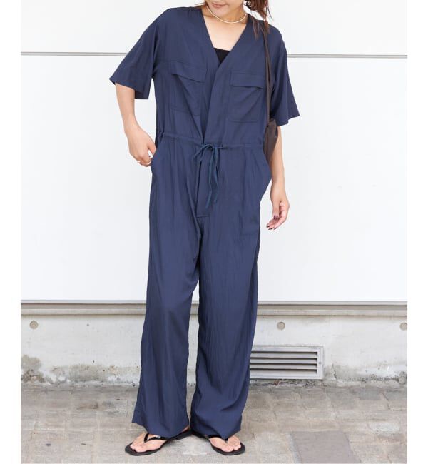 OUTDOOR PRODUCTS Usual Things「追加2 ダブルポケットVネックオールインワン」|オールインワン|