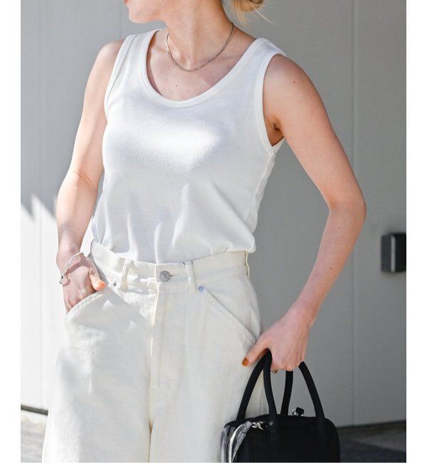 OUTDOOR PRODUCTS Usual Things「追加 シグネチャー前後2WAYタンク」|タンクトップ|ホワイト