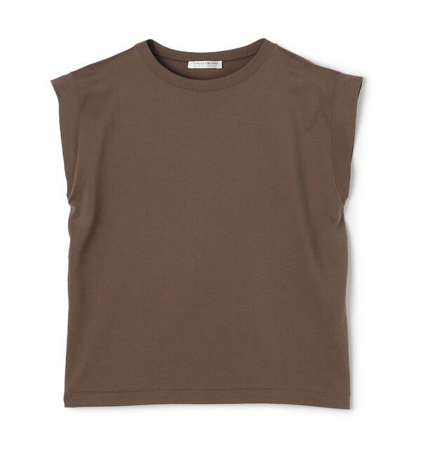 TOMORROWLAND collection「スーピマコットンジャージー フレンチスリーブプルオーバー」|Tシャツ・カットソー|47 ライトブラウン