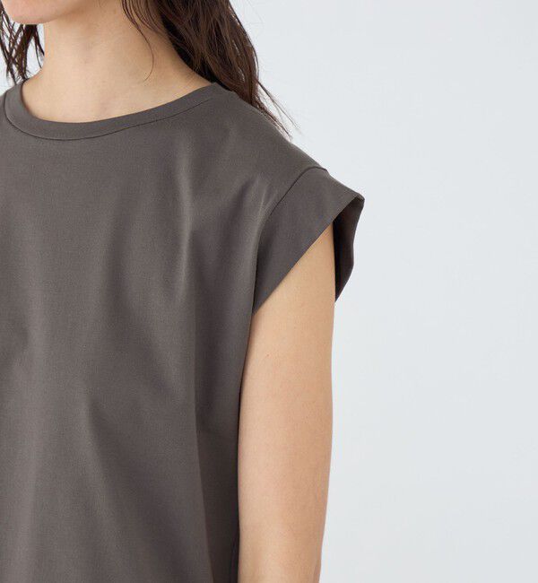 TOMORROWLAND collection「スーピマコットンジャージー フレンチスリーブプルオーバー」|Tシャツ・カットソー|