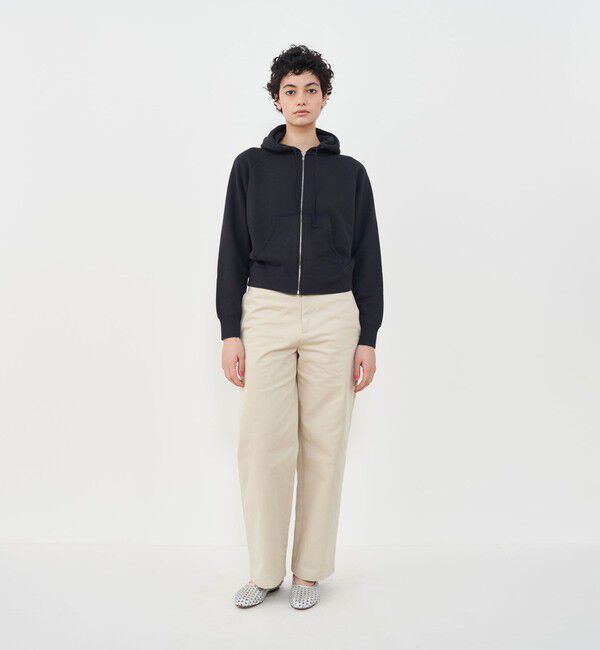 GALERIE VIE「スビンコットンジャージー ジップアップパーカー」|パーカー|