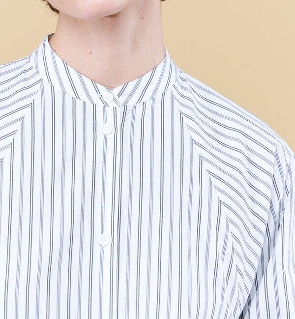 DES PRES「スビンコットンツイル ラグランフィットウエストブラウス」|シャツ・ブラウス|