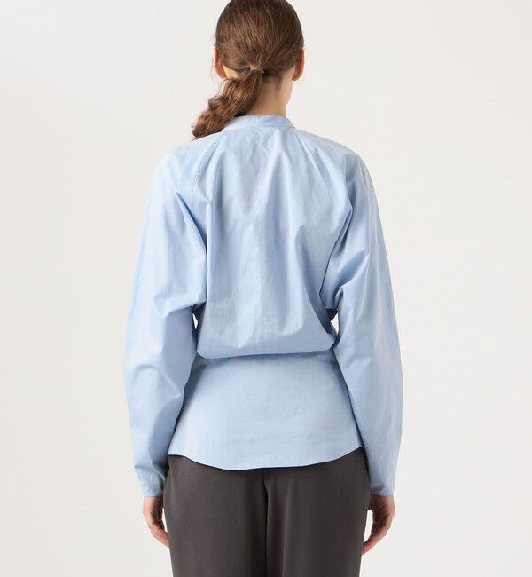 DES PRES「スビンコットンツイル ラグランフィットウエストブラウス」|シャツ・ブラウス|