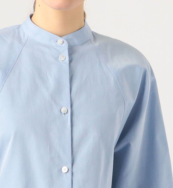 DES PRES「スビンコットンツイル ラグランフィットウエストブラウス」|シャツ・ブラウス|