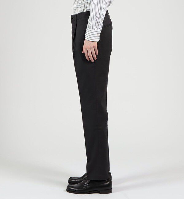 TOMORROWLAND MENS「ポリエステルコットン 1プリーツイージースラックス」|スラックス|