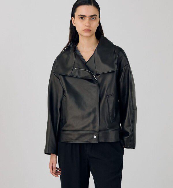 DES PRES「レザー ライダースブルゾン」|ライダースジャケット|